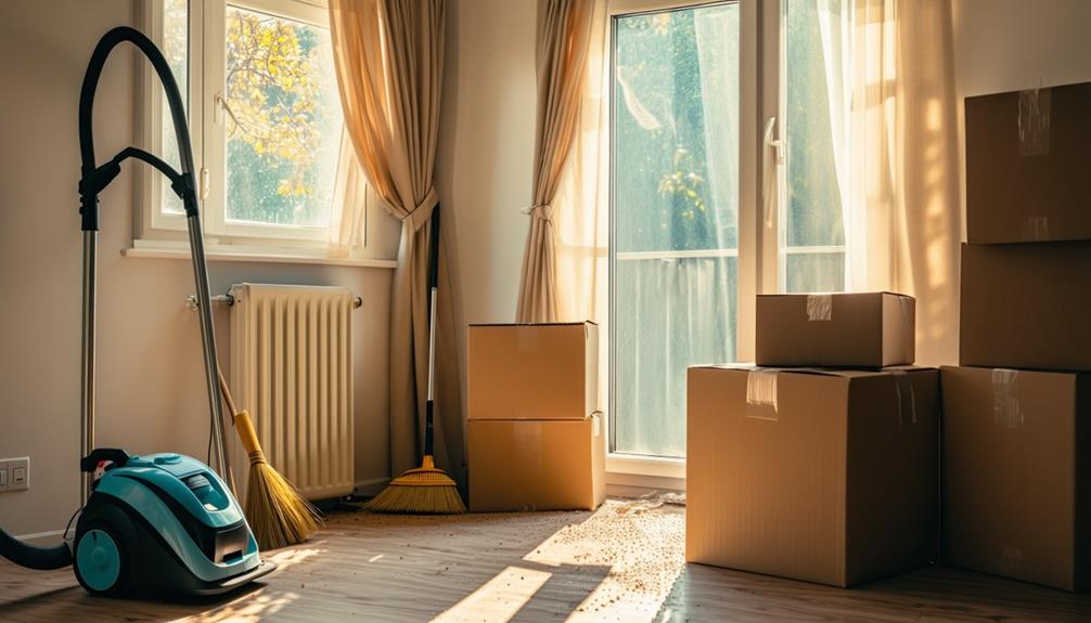 moving out cleaning habits