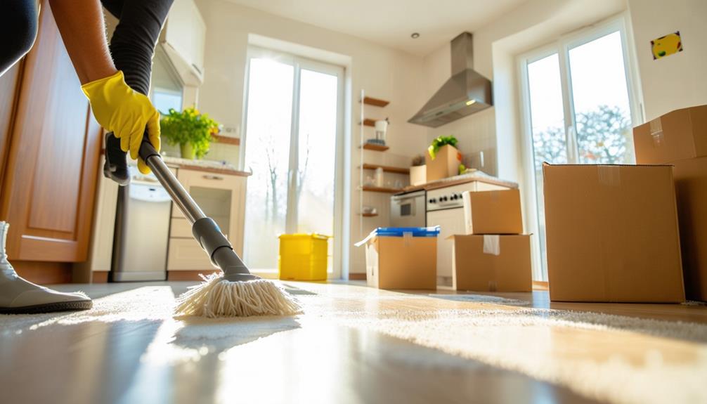 moving out deep clean