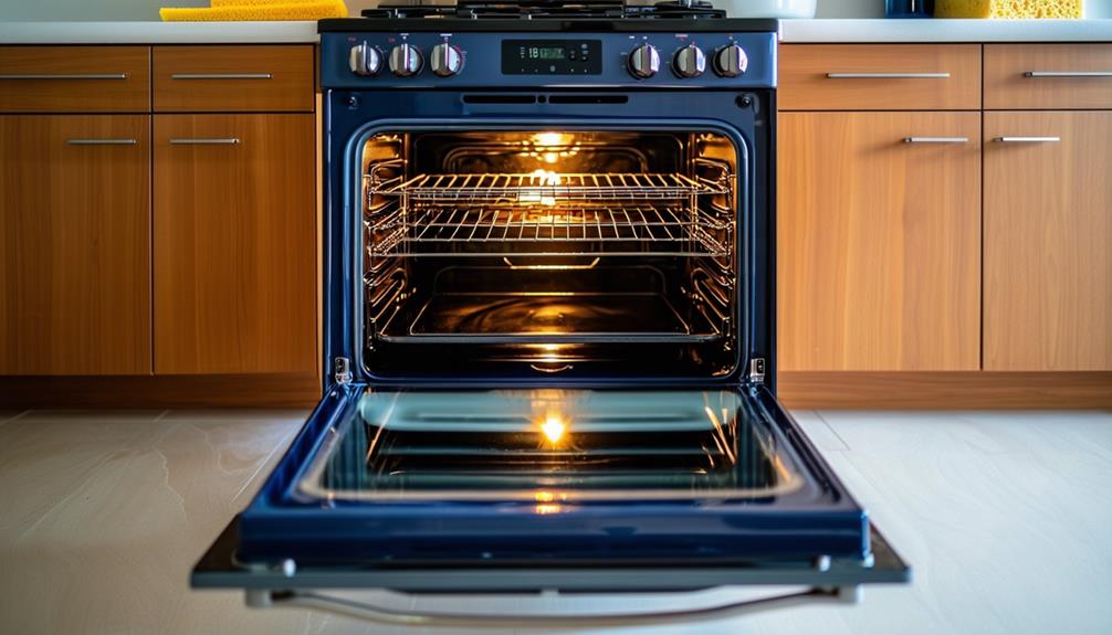 oven cleaning before moving