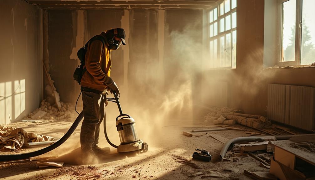 post construction dust removal