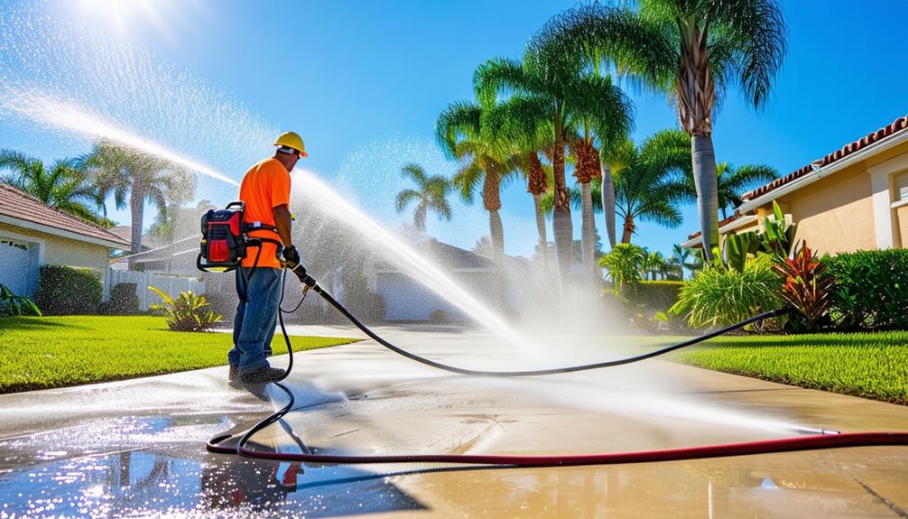 pressure washing cost florida